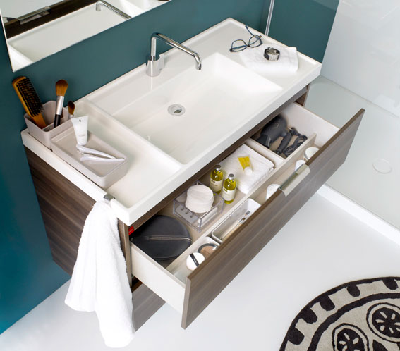 Diseño y funcionalidad en lavabos para baños pequeños - aqua