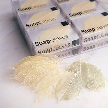 Soap Leaves, jabón con forma de hoja