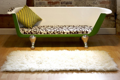 bañera sofa diseño decoración mobiliario