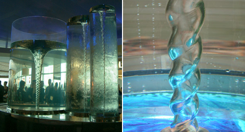 Esculturas de agua de William Pye
