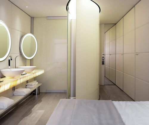 Baños del Hotel Puerta de América