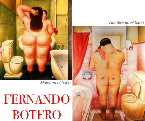 Imagen del día: Botero en el baño!