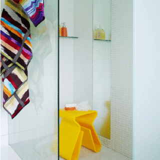 Plato de ducha de cristal