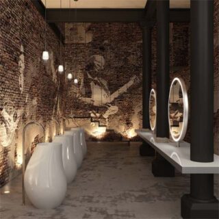 Al baño, sin resbalones.