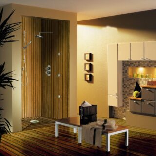 Moda baño para niños con aires africanos