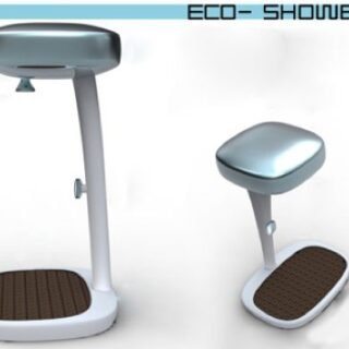 Un cuarto de baño en la naturaleza