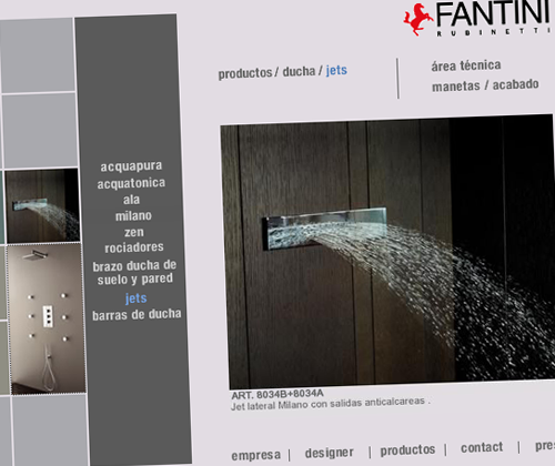 Duchas empotradas Fantini