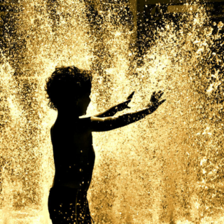 Lavabo inspirado en los fósiles