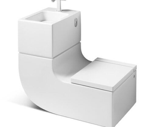 Otro baño ecológico (lavabo+inodoro)