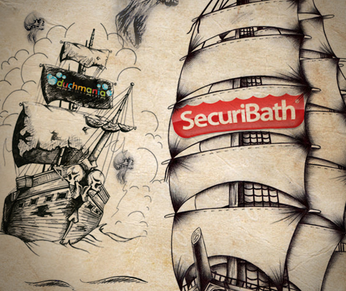 La piratería llega al baño