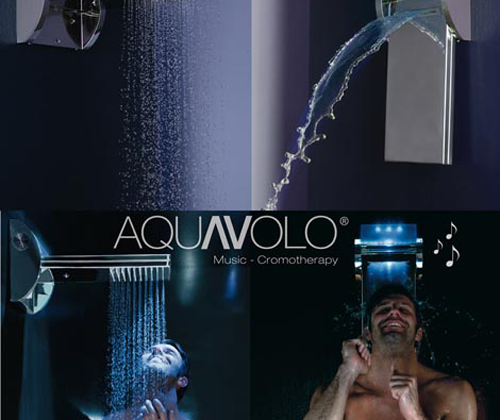 Aquavolo, musica en la ducha
