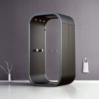 Un lavabo reciclado de neumáticos