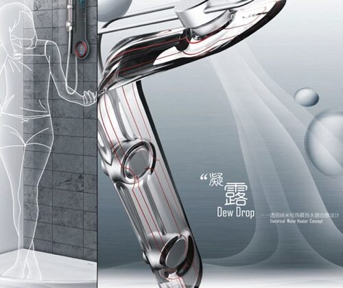 Dew Drop: la ducha donde el calor se ve