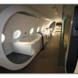 Una suite de lujo en un avión