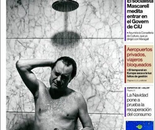 Artur Mas también usa ducha en vez de bañera
