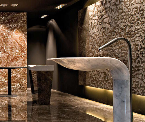 Lavabo de marmol de Lithea