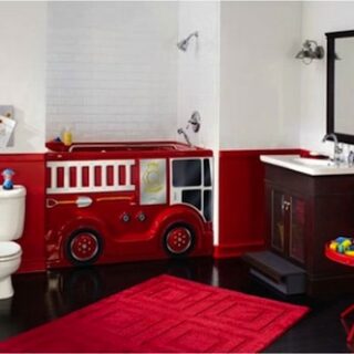 Entre mampara y cortina, un estor para la ducha