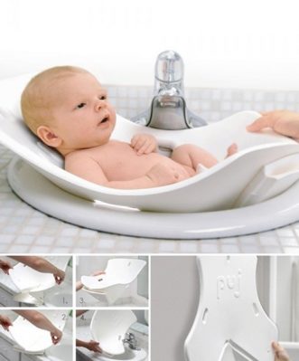Ideas para el baño: bañera plegable para bebe