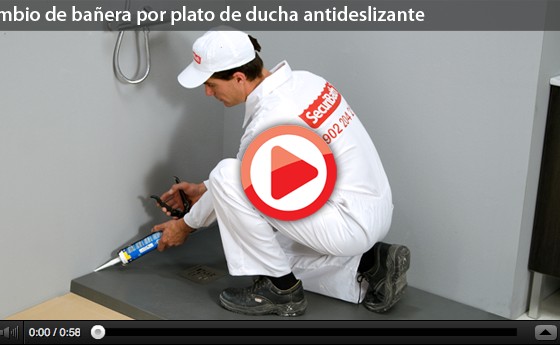 Cambiamos tu bañera por un plato de ducha antideslizante en 24H y sin obras molestas