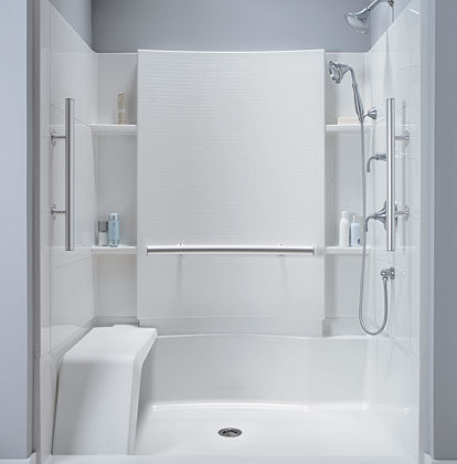 Ducha pensada para personas mayores