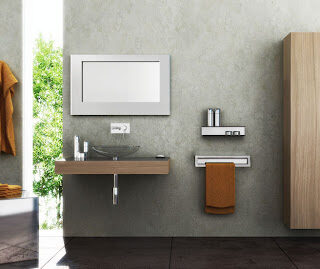 Original lavabo de madera