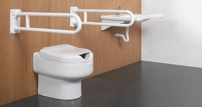 Diseño y funcionalidad en un wc para personas con discapacidad