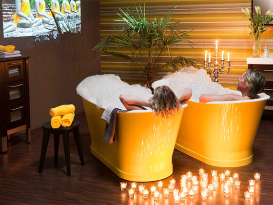 Doble bañera para parejas o familias