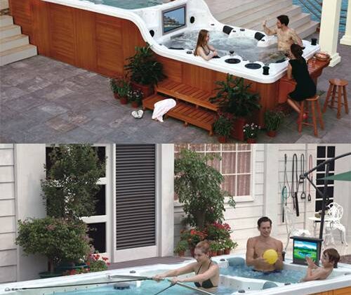 Hidromasaje de lujo de dos plantas