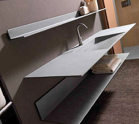 Nuevos materiales para el baño: lavabo de cemento