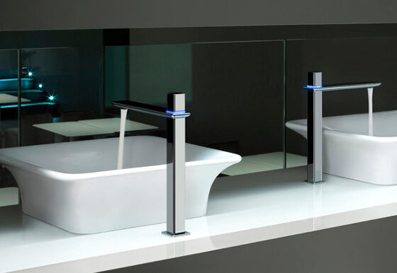 Grifos electrónicos de diseño para ahorrar agua