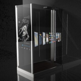 Cabina hecha con bloques de sal para el máximo relax