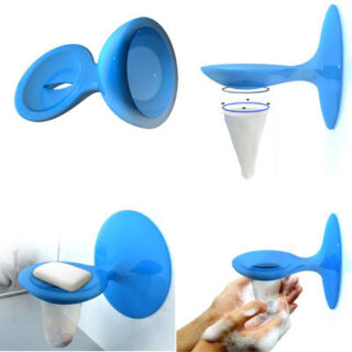 Grifo digital que dispensa jabón