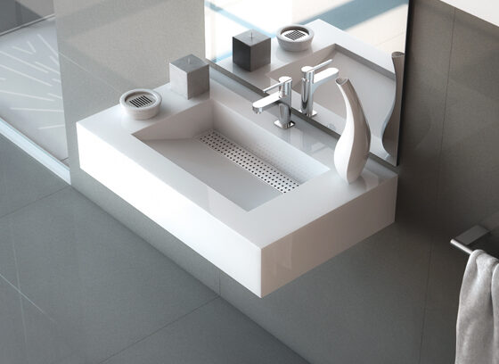 Colección de Baño de Cosentino, elaborada en Silestone®