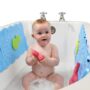 Prácticos protectores de bañera para bebe