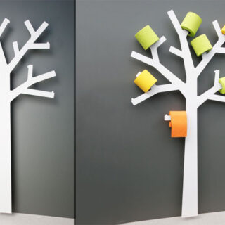 Un cambiador de bebés que se convierte en escritorio