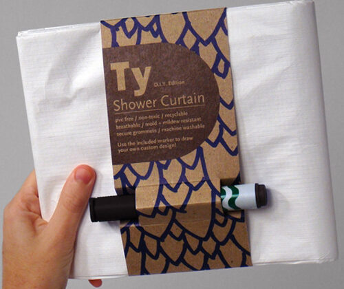 Pinta tu propia cortina de ducha
