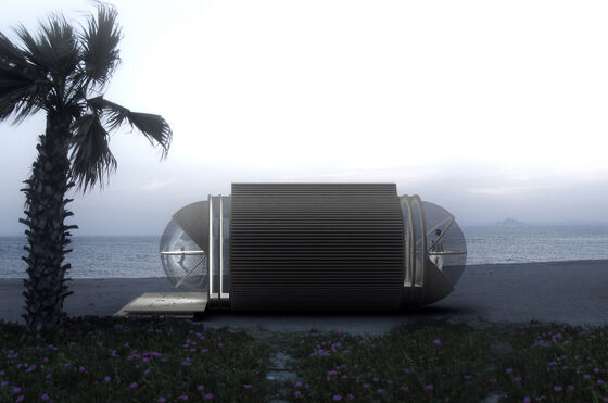 Híbrido casa-caravana portátil para unas vacaciones ecológicas