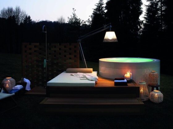 Mini piscina de Kos para jardines