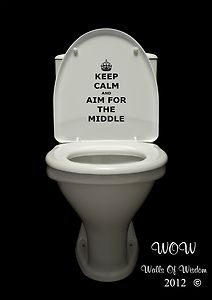 keep calm toilet