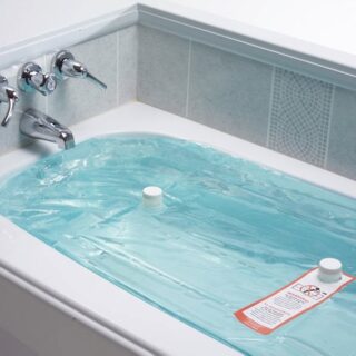 Lavabo de acero inoxidable con toque futurista