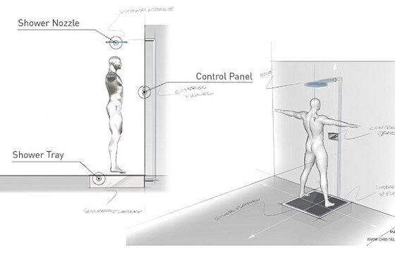 Una ducha capaz de ahorrar hasta un 90% de agua