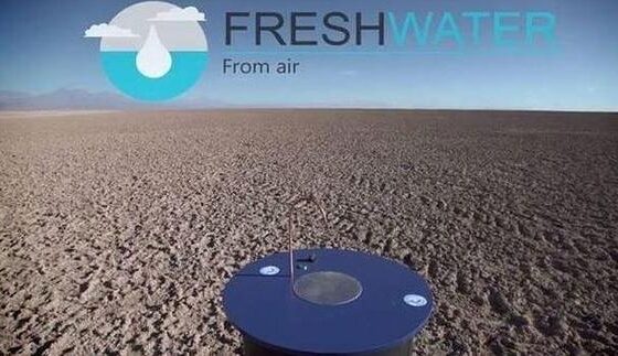 El aire se puede convertir en agua potable