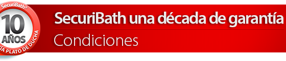 Garantía SecuriBath, la garantía de la experiencia.