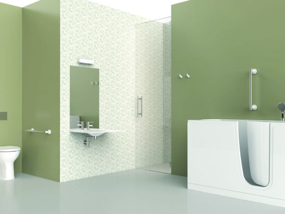 Bañera con puerta Cady