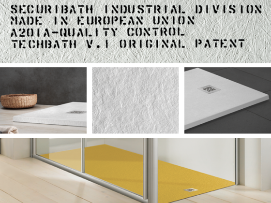 SecuriBath fabricante de platos de ducha de fibra de Carbono