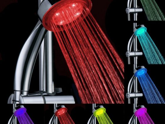 Duchas led, un toque de color para el baño