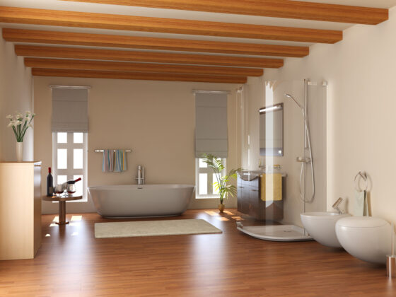 Tarima en cuarto de baño y cocina: Nueva tendencia en decoración