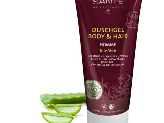 CONDUCHA Y JABÓN: Champú y gel de ducha Bio-Aloe Homme de Sante