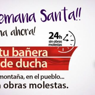 Oferta de cambio de bañera desde 654,45€ con plato de ducha cerámico