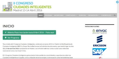 Madrid acoge el II Congreso de Ciudades Inteligentes